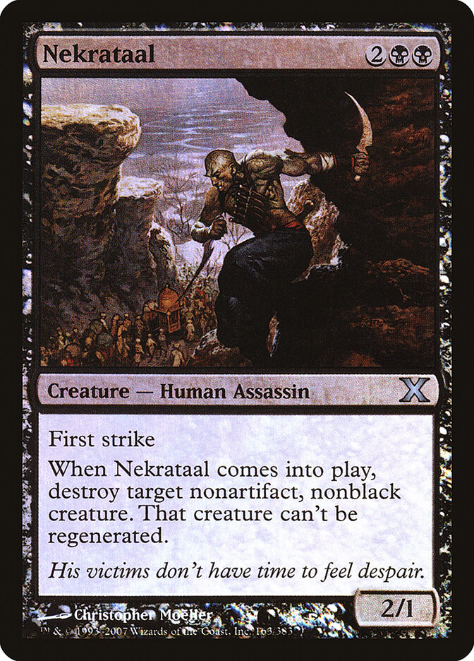 Nekrataal card front