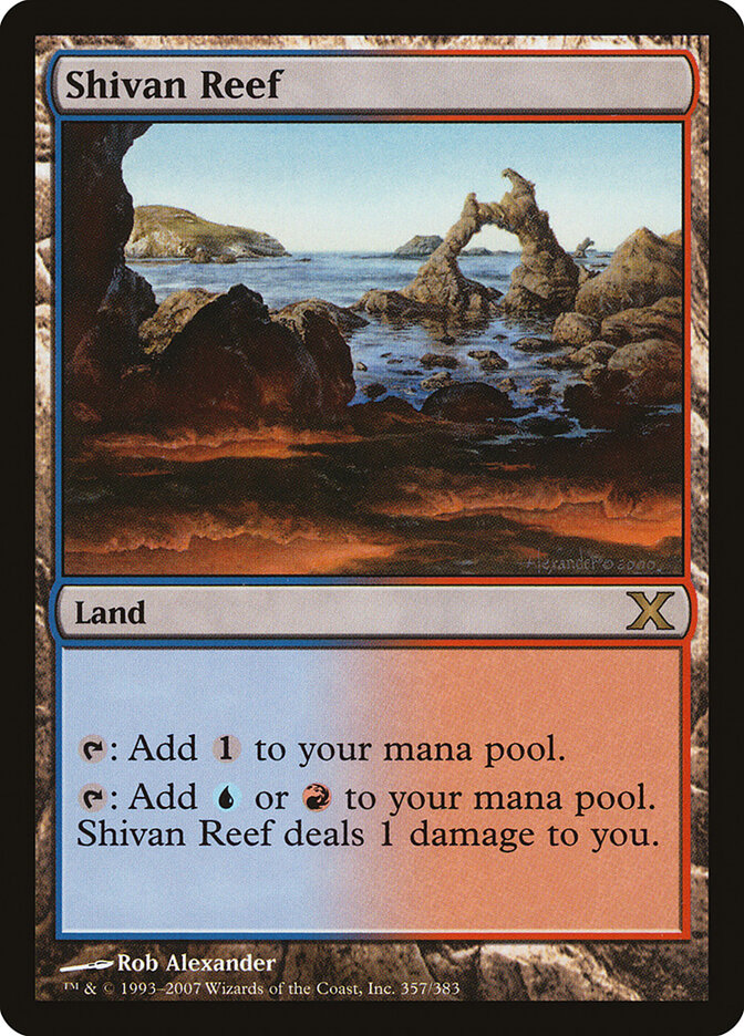 Shivan Reef card front