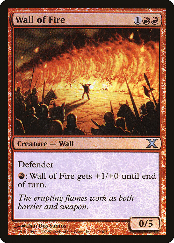 Wall of Fire card front