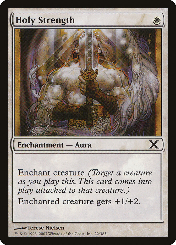 Holy Strength card front