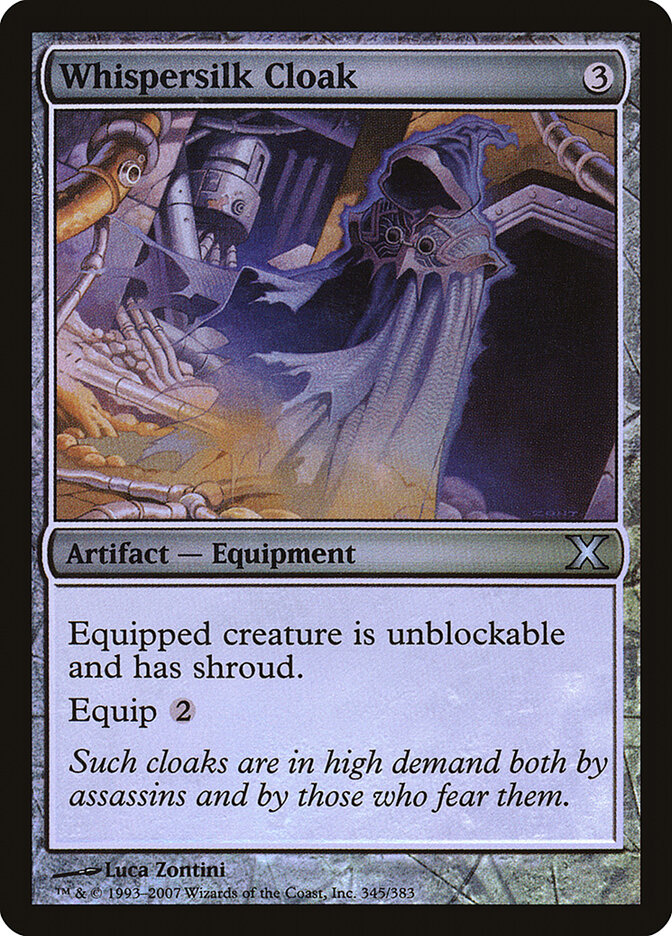 Whispersilk Cloak card front