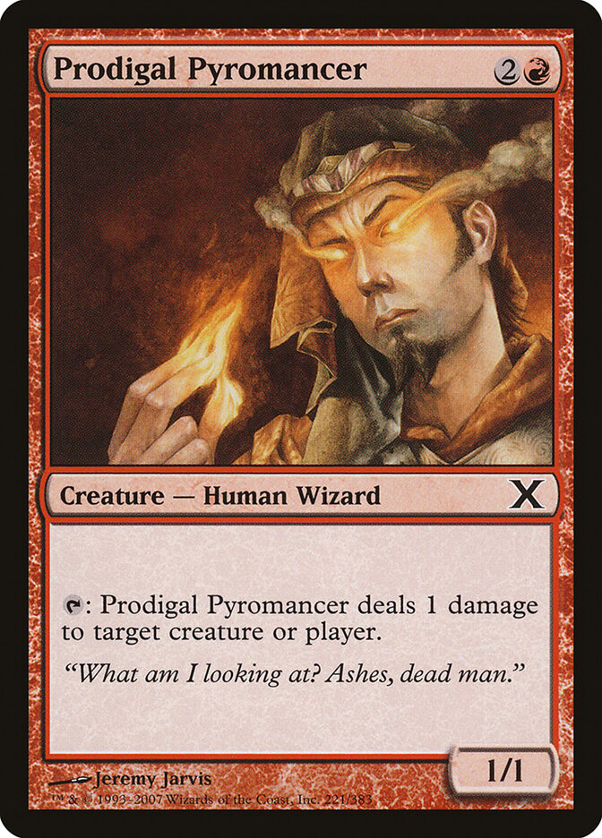 Prodigal Pyromancer card front