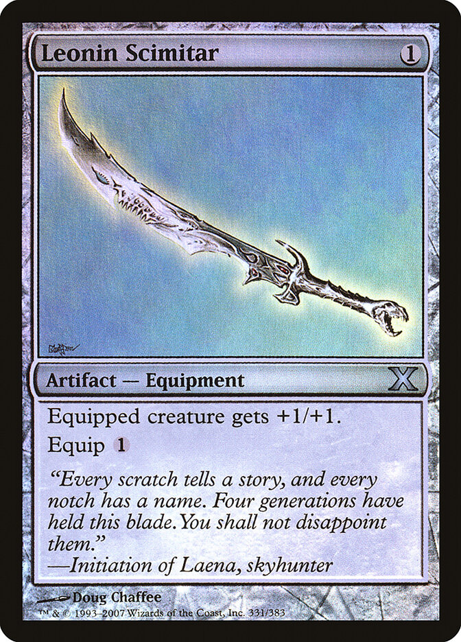 Leonin Scimitar card front