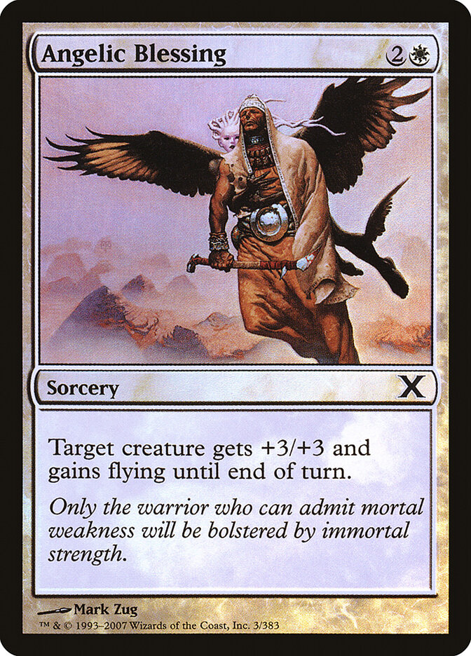 Angelic Blessing card front