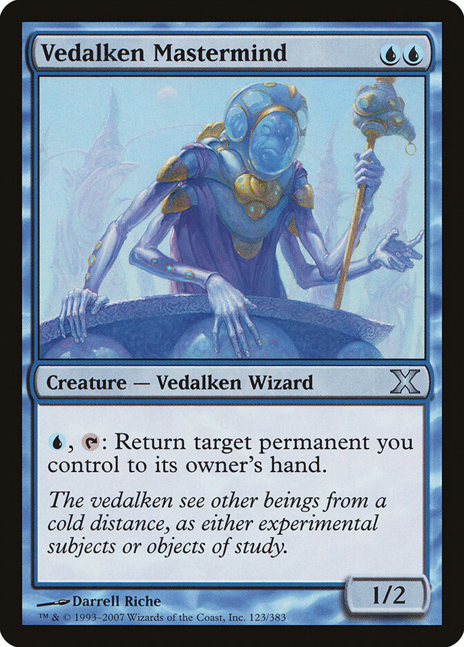 Vedalken Mastermind card front