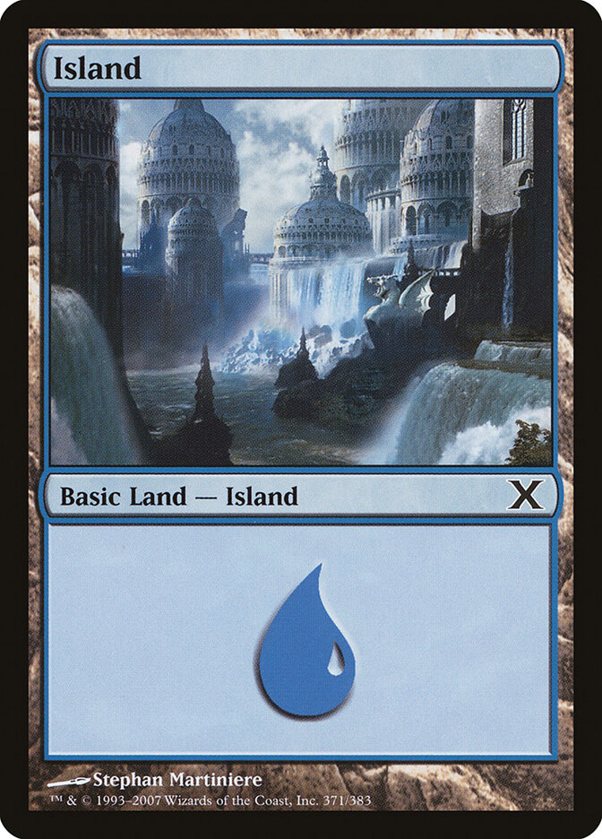 Island card front
