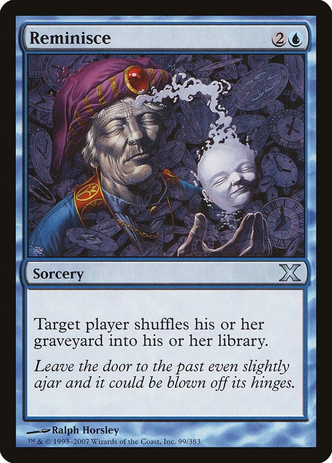 Reminisce card front