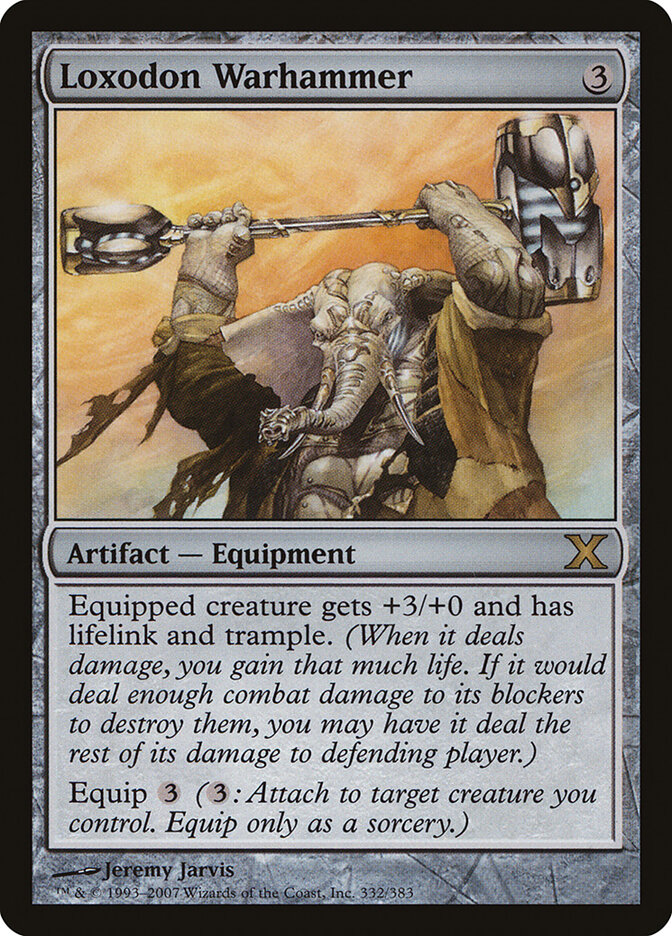 Loxodon Warhammer card front