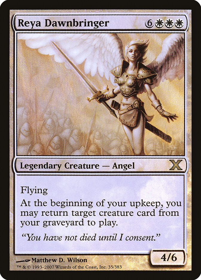 Reya Dawnbringer card front