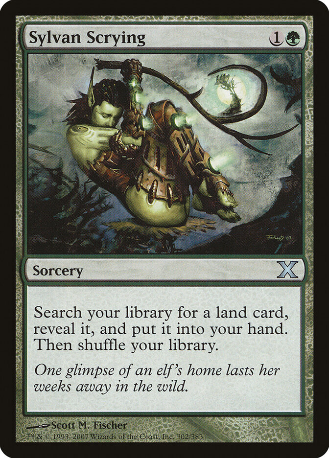 Sylvan Scrying card front
