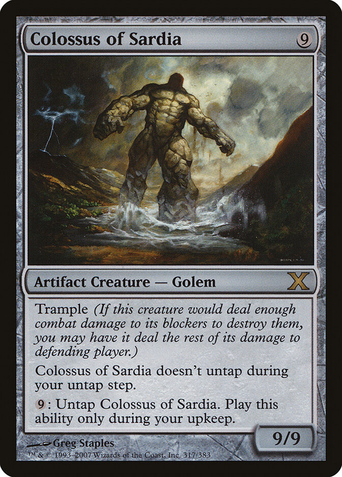 Colossus of Sardia card front