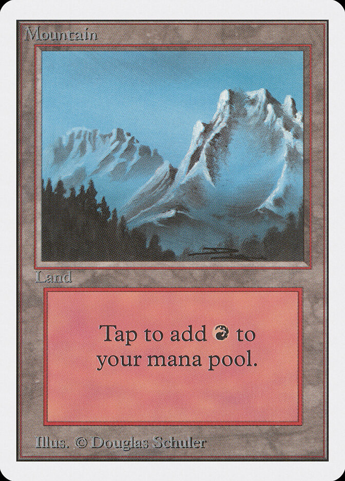 Mountain card front