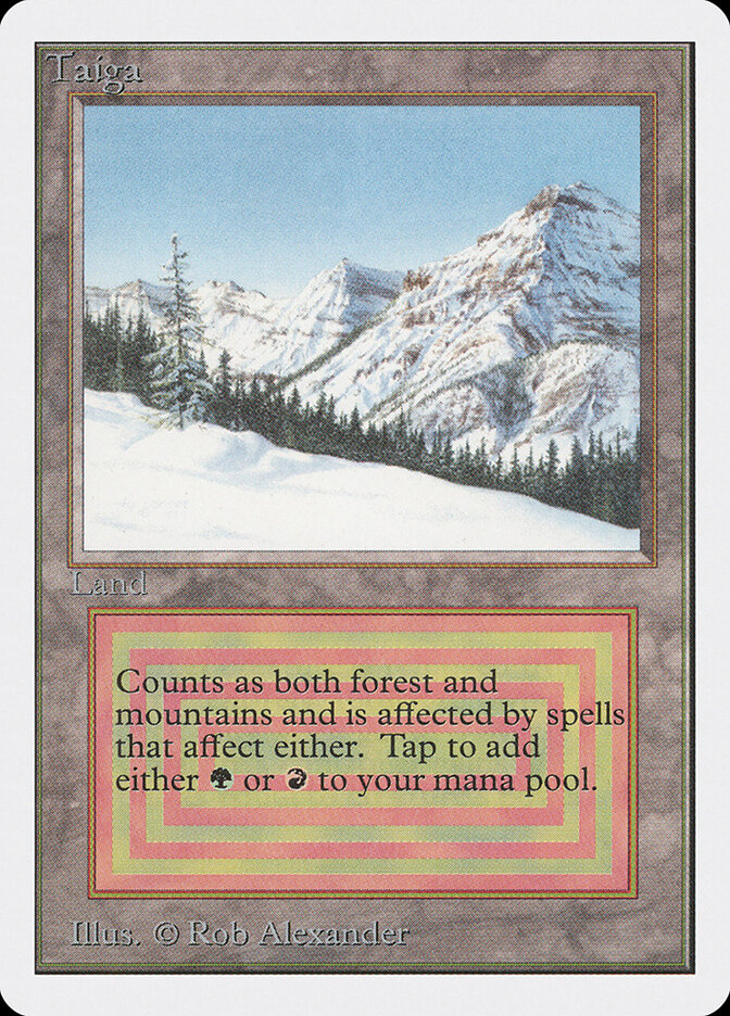 Taiga card front