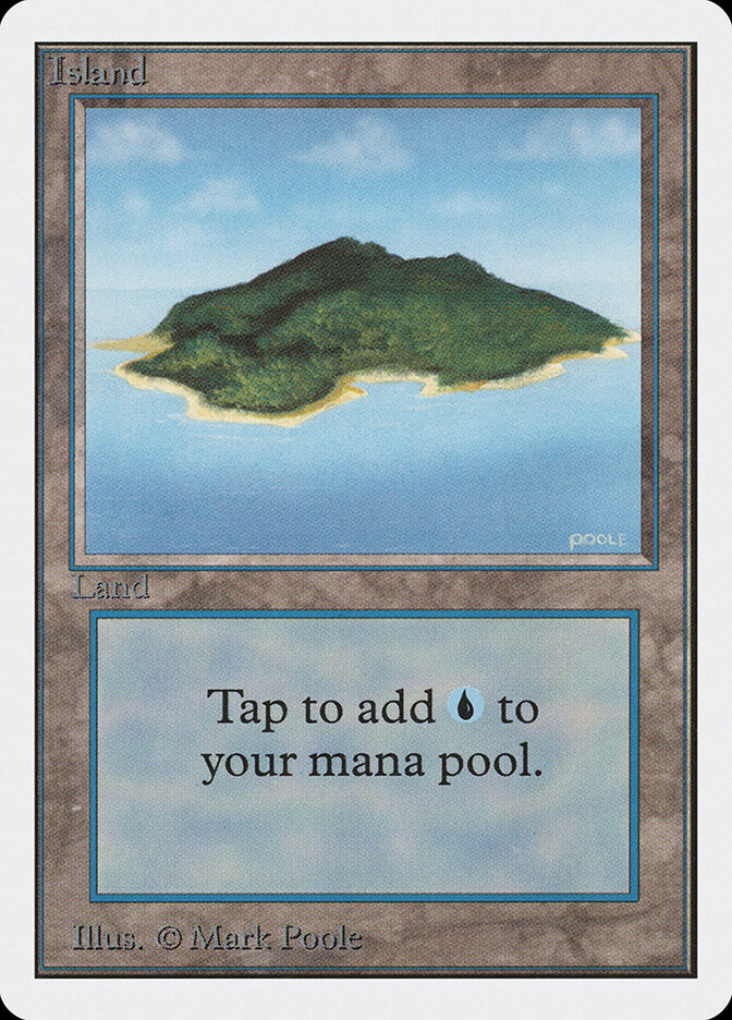 Island card front