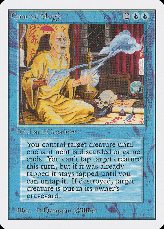 Control Magic card front