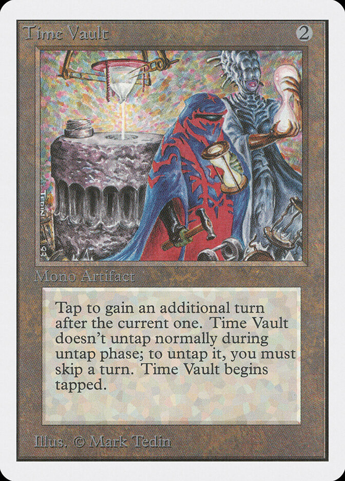 Time Vault card front