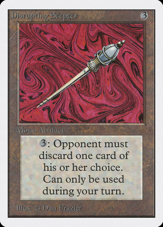Disrupting Scepter card front