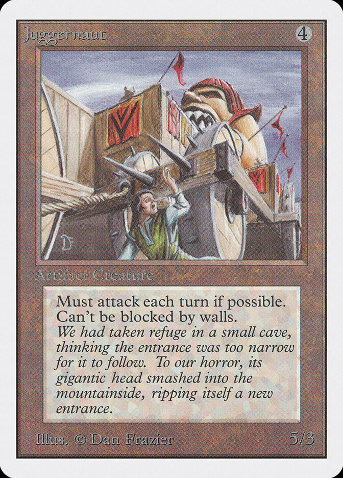 Juggernaut card front