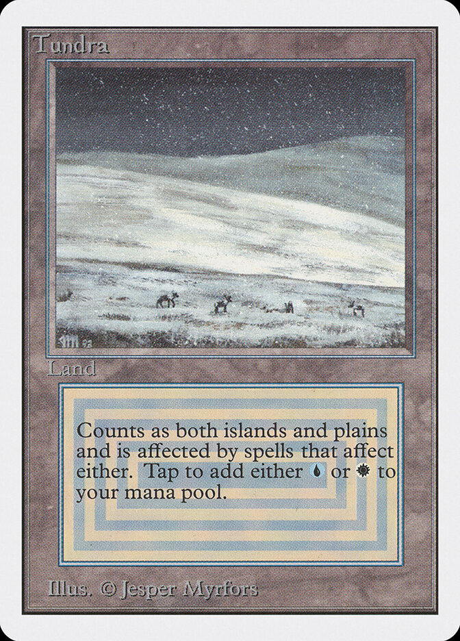 Tundra card front