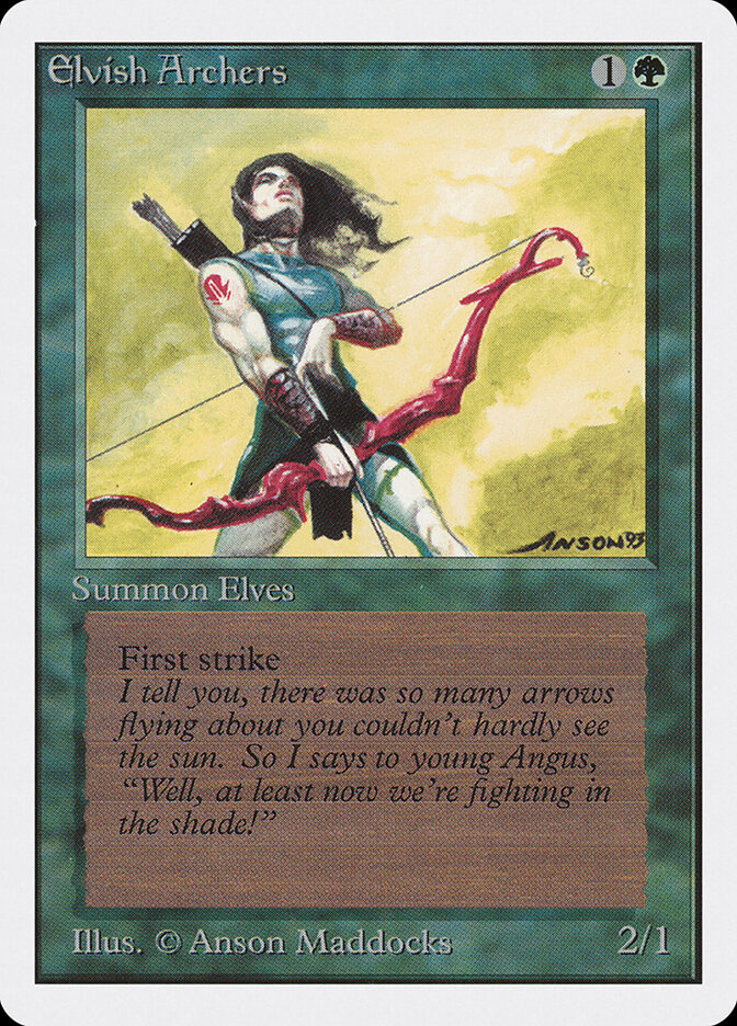 Elvish Archers card front