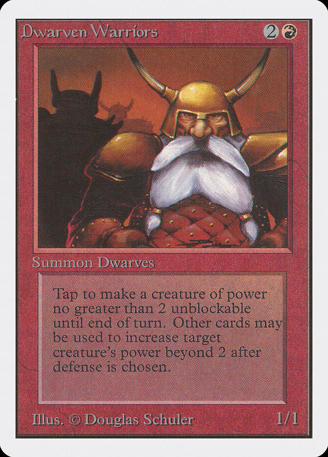 Dwarven Warriors card front