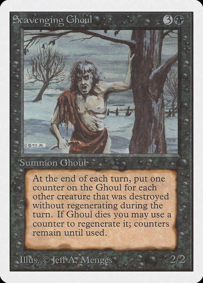 Scavenging Ghoul card front