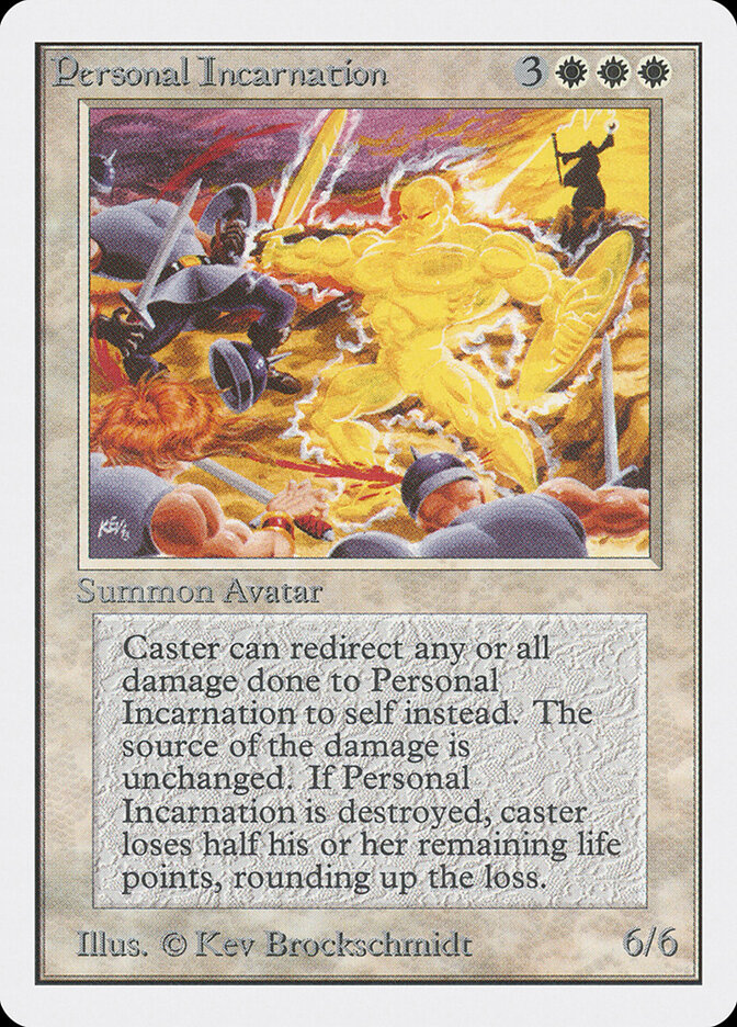 Personal Incarnation card front