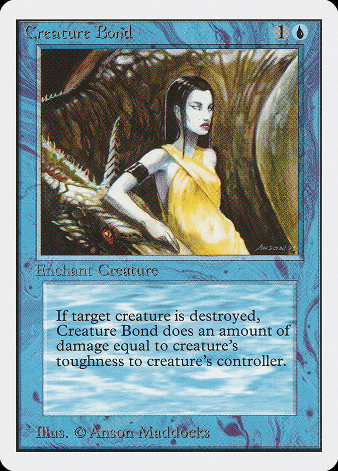 Creature Bond card front