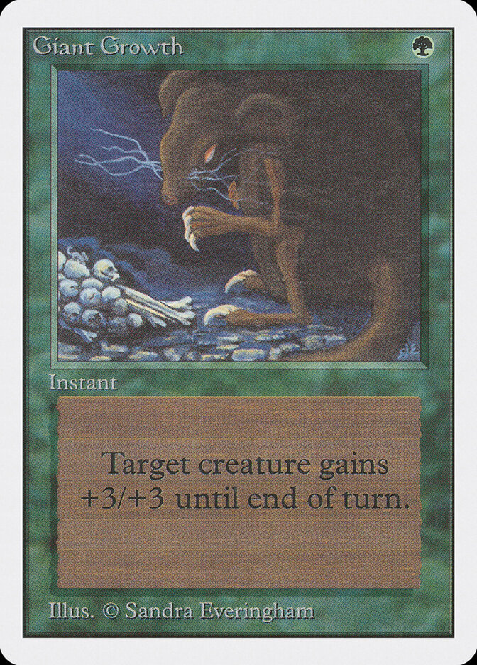 Giant Growth card front