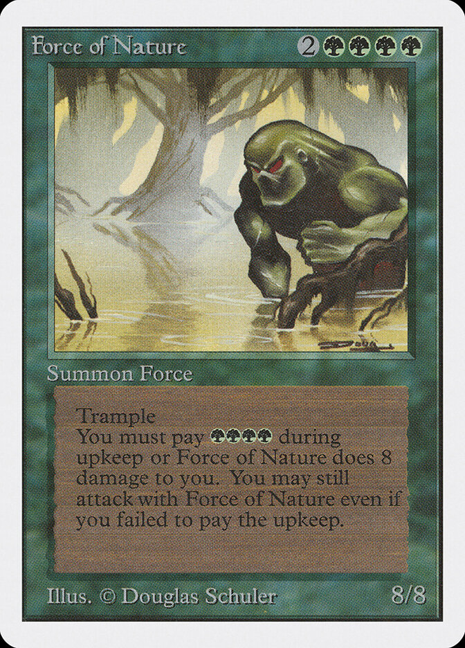 Force of Nature card front