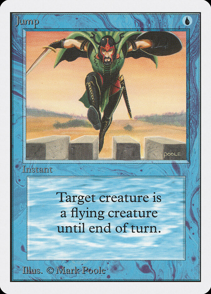 Jump card front