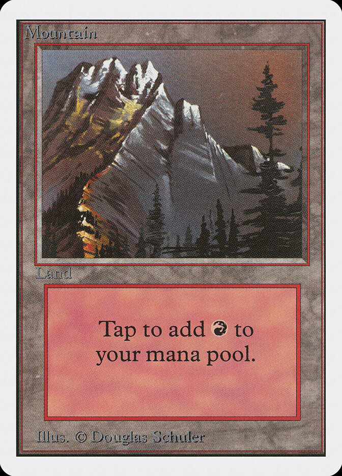 Mountain card front