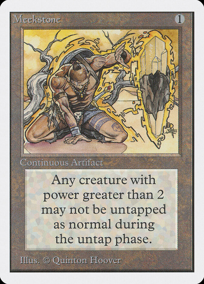 Meekstone card front