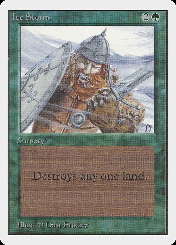 Ice Storm card front