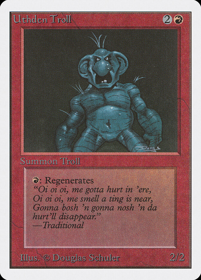 Uthden Troll card front