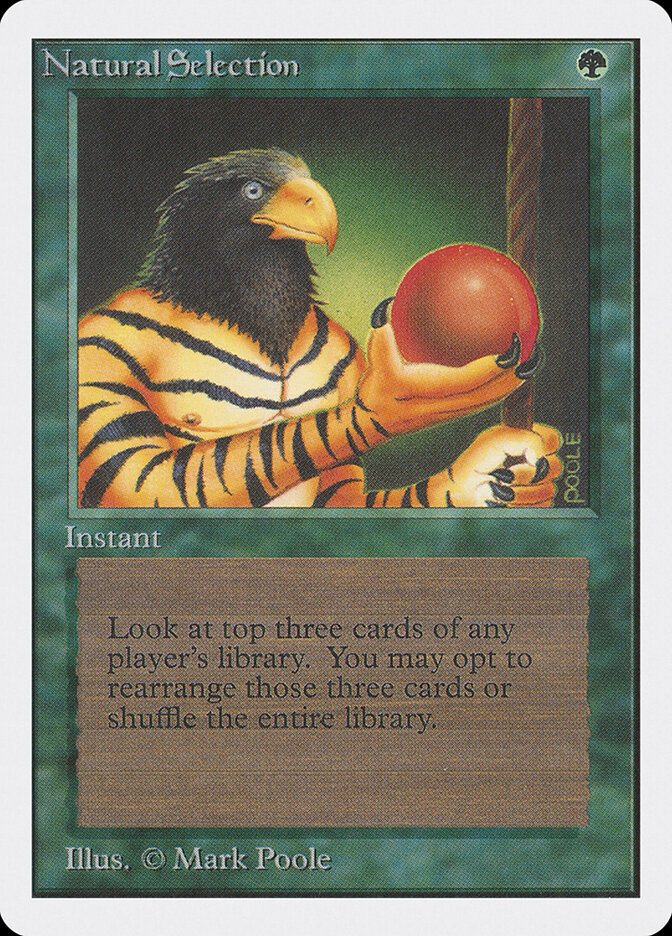Natural Selection card front