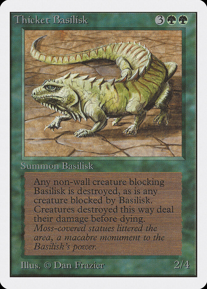 Thicket Basilisk card front