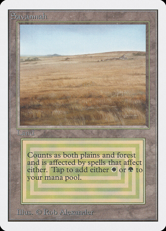 Savannah card front