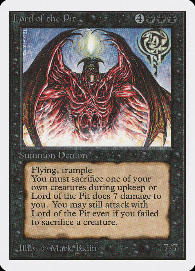 Lord of the Pit card front