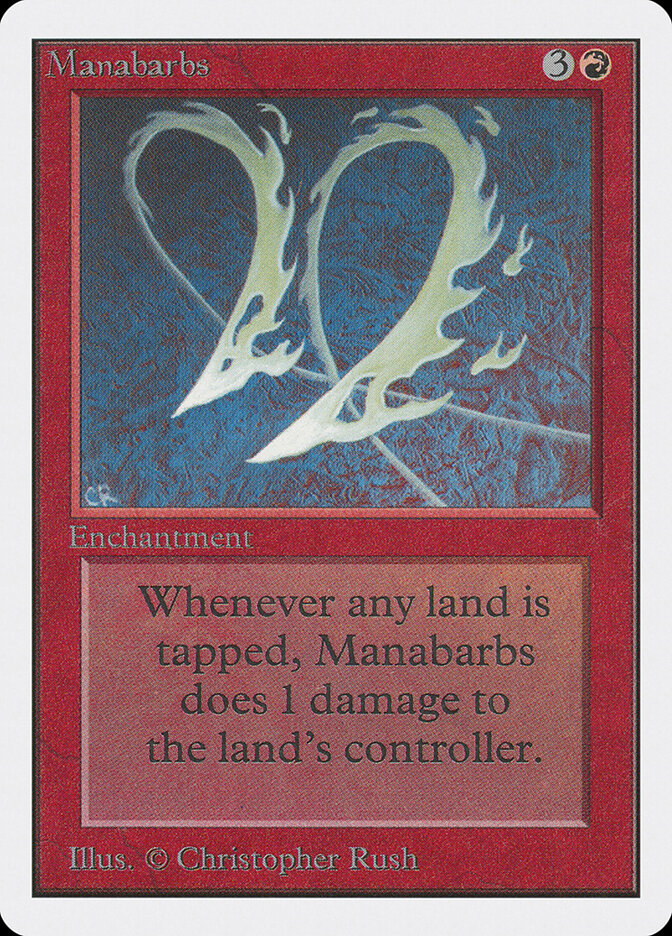 Manabarbs card front