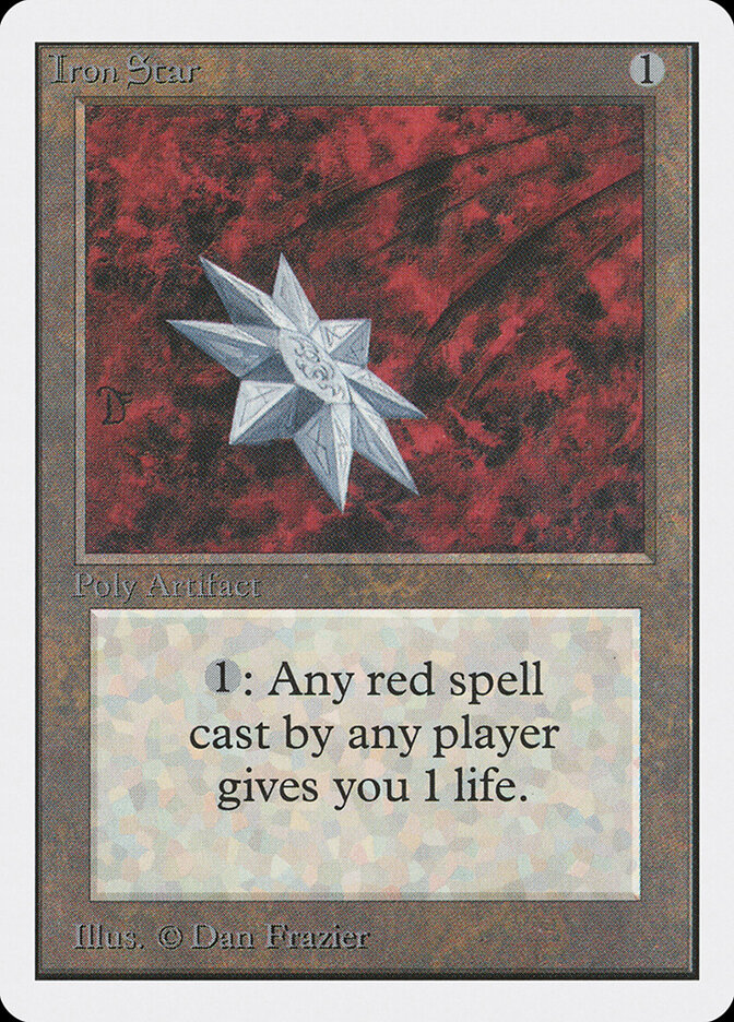 Iron Star card front