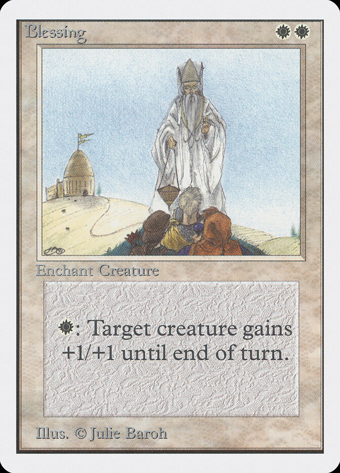 Blessing card front