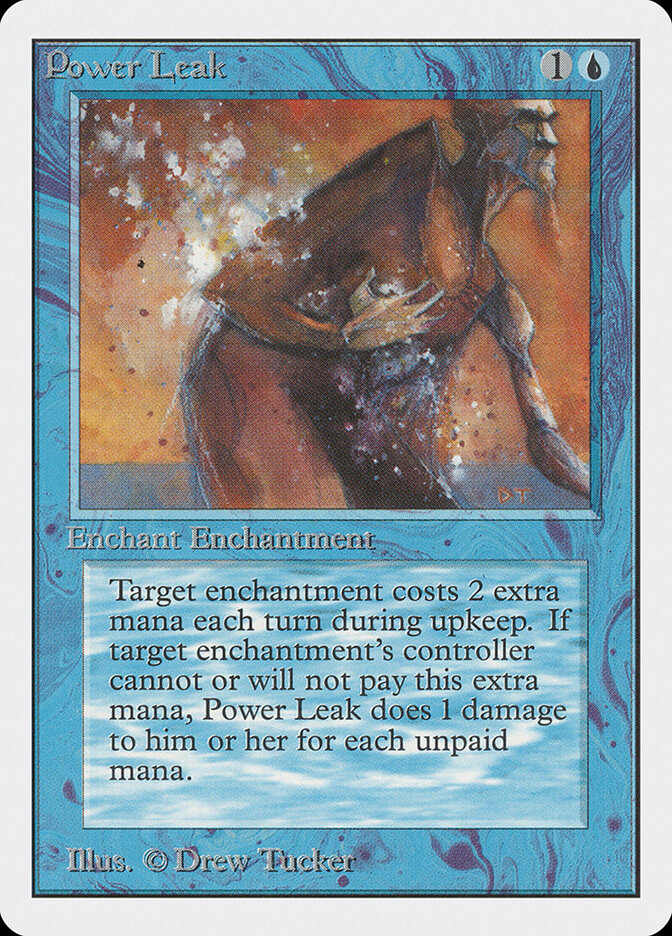 Power Leak card front