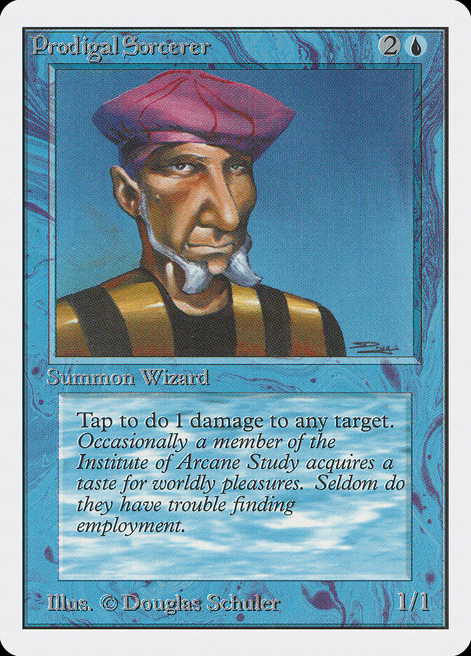 Prodigal Sorcerer card front