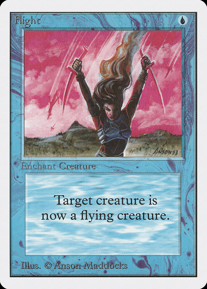 Flight card front