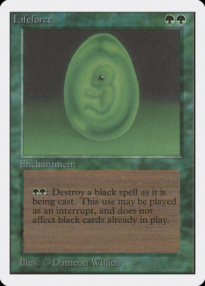 Lifeforce card front