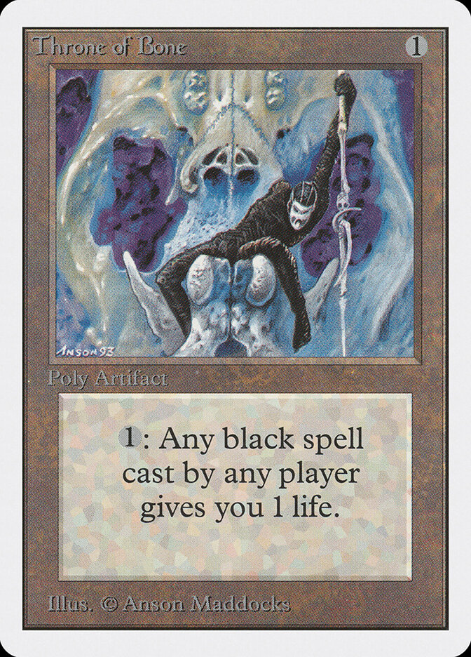 Throne of Bone card front