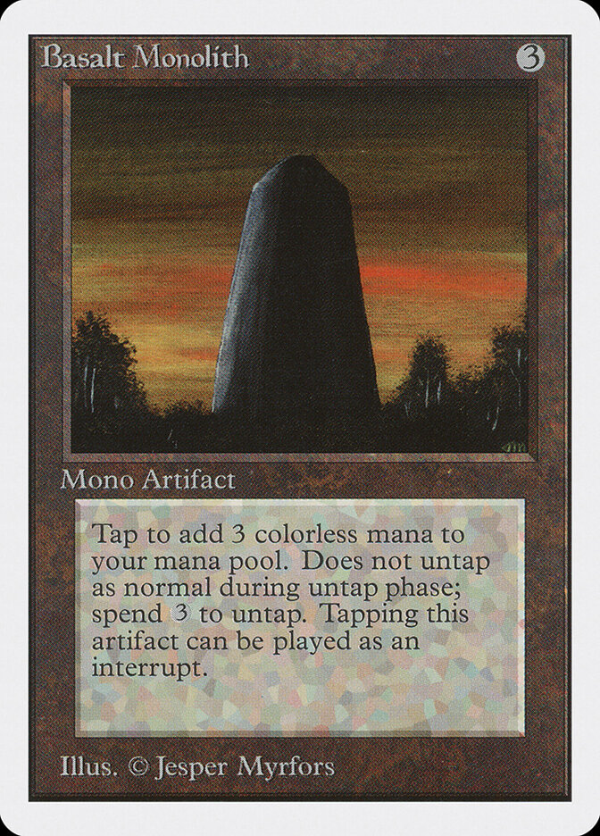 Basalt Monolith card front