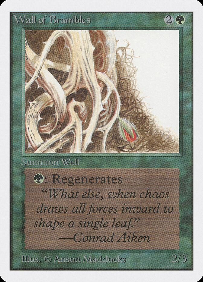Wall of Brambles card front