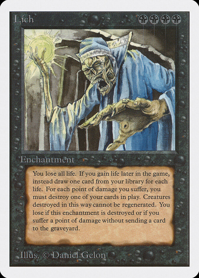 Lich card front